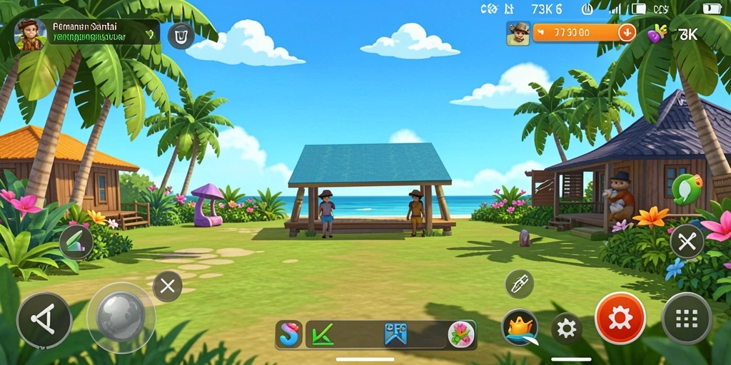 Gameplay santai dan menyenangkan dari 73K