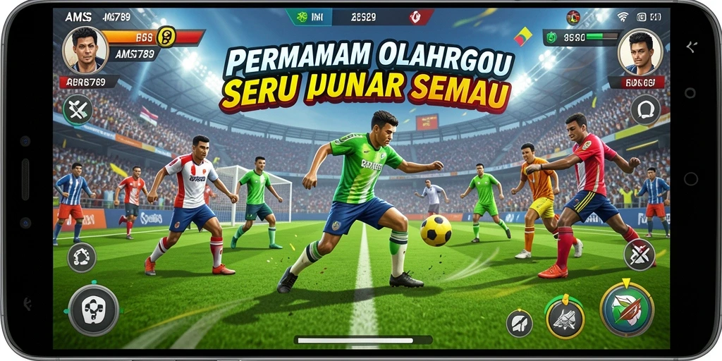 Tampilan menarik dari gameplay olahraga dalam AMS789 yang mendebarkan.
