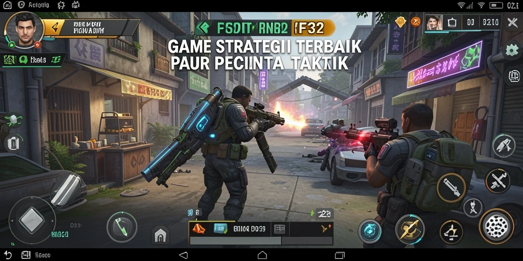 Screenshot F32 menunjukkan aksi gameplay strategi yang mendebarkan.