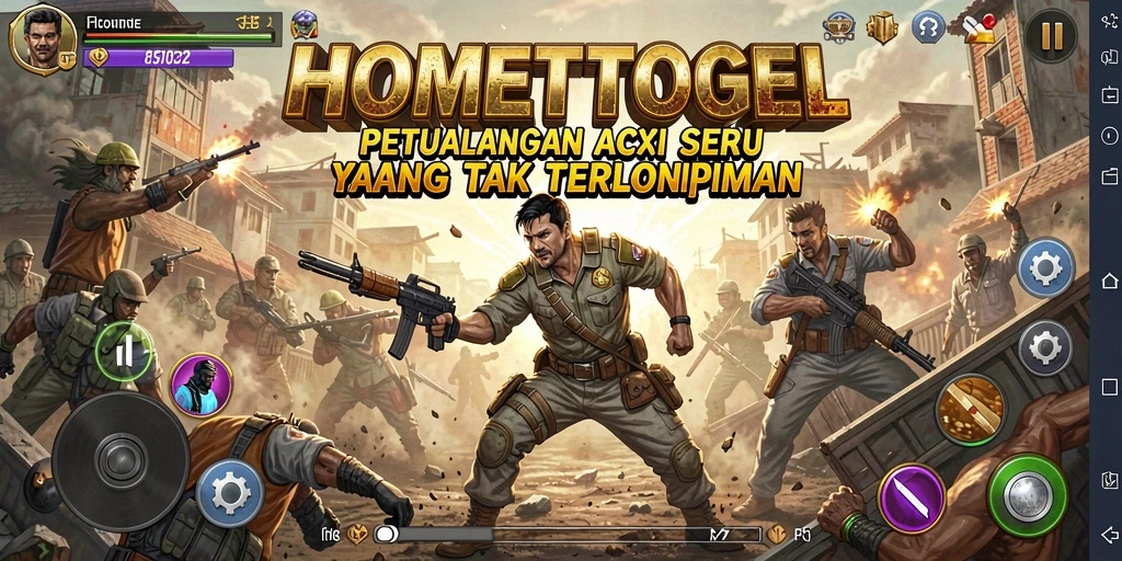 Tangkapan layar gameplay HOMETOGEL dengan aksi mendebarkan.