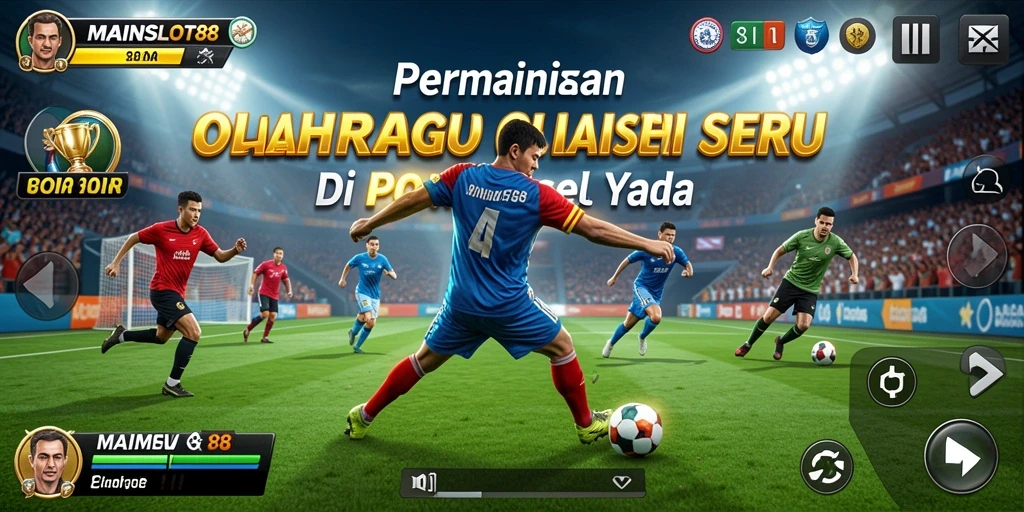 Tampilan gameplay menarik dari MAINSLOT88 dengan banyak pilihan olahraga.
