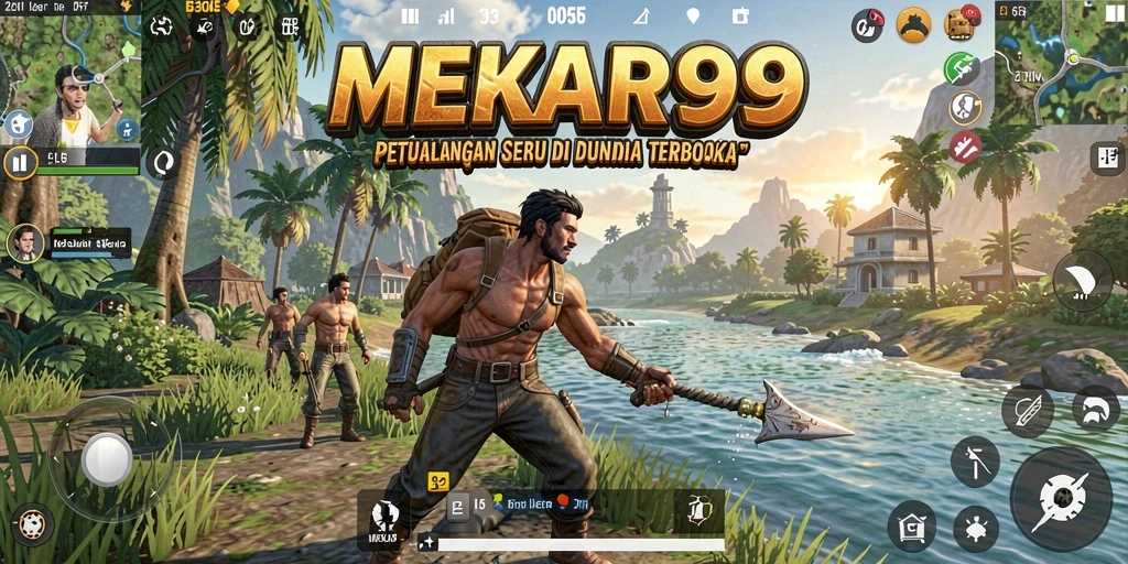 Gameplay seru dan dunia yang luas di MEKAR99.