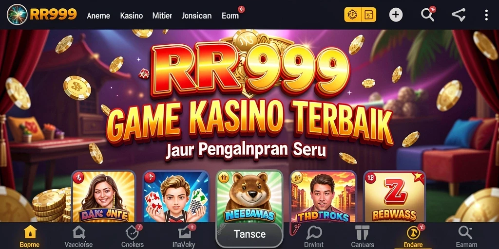 Tampilan gameplay RR999 yang menarik dan mendebarkan di dunia kasino.