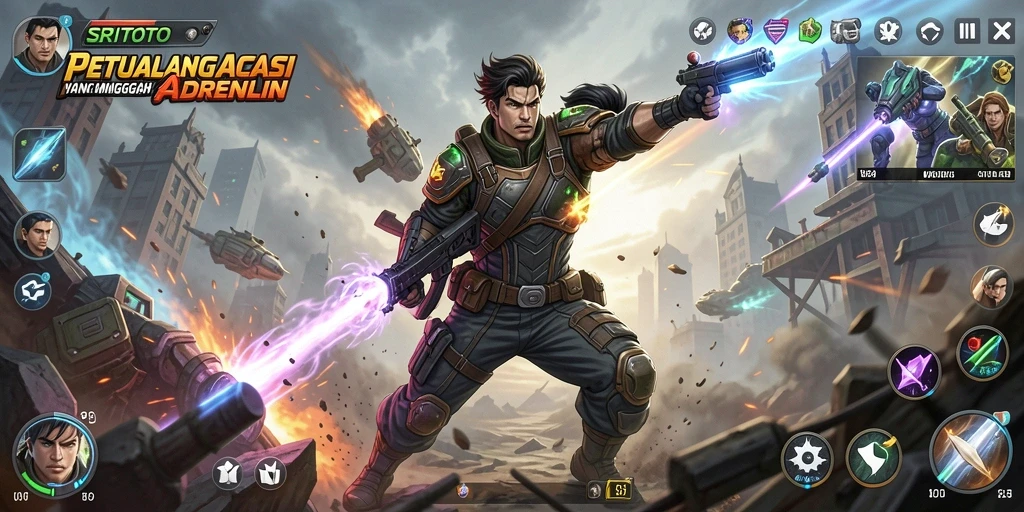 Tangkapan layar aksi mendebarkan dari gameplay SRITOTO yang menampilkan pertempuran seru.