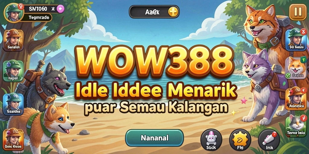 Screenshot WOW388 menampilkan gameplay Idle yang seru dan menarik.